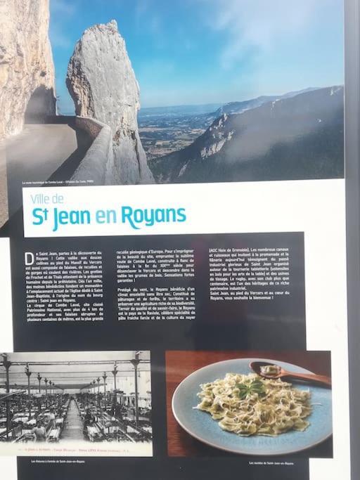 Logement Standing Wifi Vercors 'In Saint-Jean-en-Royans Esterno foto